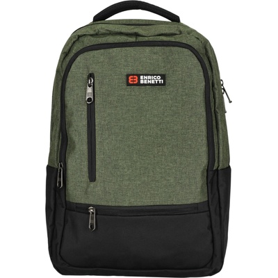 Enrico Benetti Hamburg 15" Notebook Backpack Olive 25 L EB-62124029