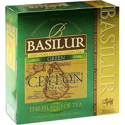 Basilur Island Ceylon Green nel 100 x 1,5 g
