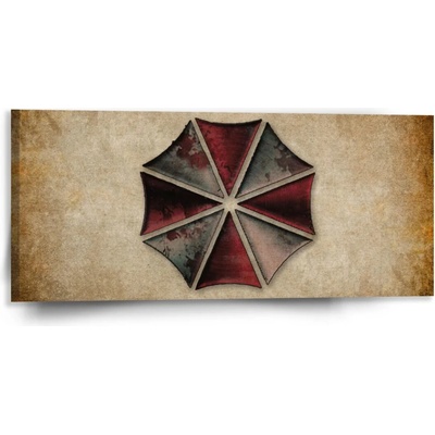 Sablio Obraz Resident Evil Umbrella Corporation Vintage - 110x50 cm