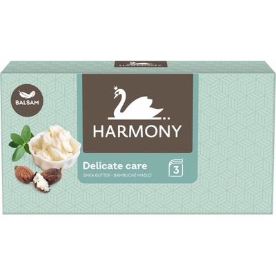 Harmony Delicare 861 kozmetické utierky 3-vrstvové 80 ks