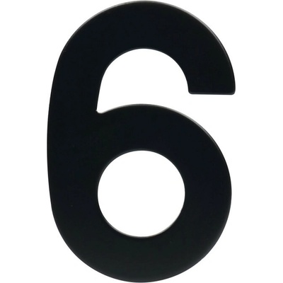 RN.95L.6.CE číslica "6" 95mm čierna Čierna