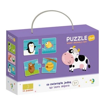 dodo - Пъзел DUO - С какво се хранят животните