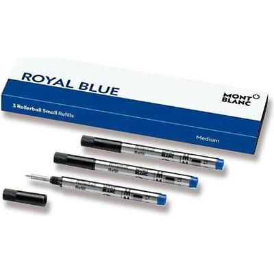 Montblanc do malých rollerů M 3 ks modrá 128241 Náplň