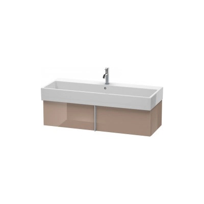 DURAVIT Vero Air skříňka včetně umyvadla 1 zásuvka cappuccino lesk 118x43 cm VA612908686+2350120024