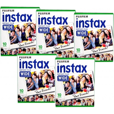 Fujifilm Instax Wide glossy 10ks 5x10ks Pack