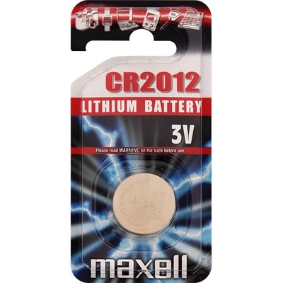 Maxell Бутонна батерия литиева maxell cr2012 3 v (cr2012)