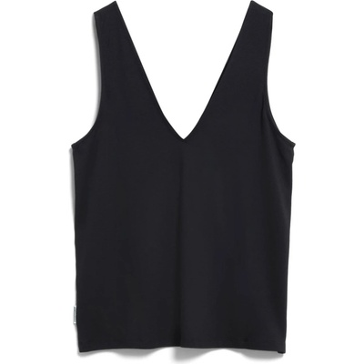 Armedangels Дамски топ ARMEDANGELS Women's V-Neck Jersey Top - Black (916-6600-0114)