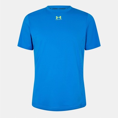 Under Armour Тениска Under Armour Men's Chal Short-Sleeve Performance T-Shirt - Blue/Yellow
