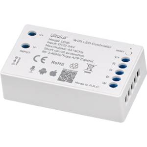 ULTRALUX КОНТРОЛЕР ЗА led ЛЕНТА rgbw 16А 12-24v 192w(12v) 384w(24v) 2.4g rf wifi (sswfrgbw)