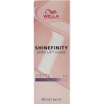 Wella Shinefinity Zero Lift Glaze 06/71 Cool Frosted Chestnut 60 ml