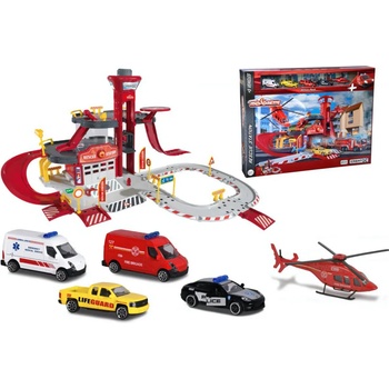 Image 1 of Dickie Toys Спасителна станция с 5 превозни средства