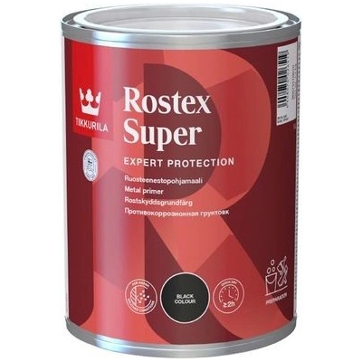 Tikkurila ROSTEX SUPER Antikorózna základná farba na kov 1 l, Svetlošedá
