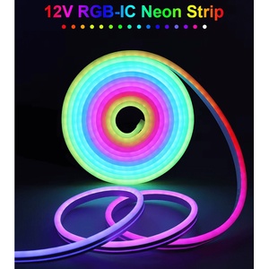  Rgb led неонова лента 20 метра с 9 режима на светене, водоустойчива ip65