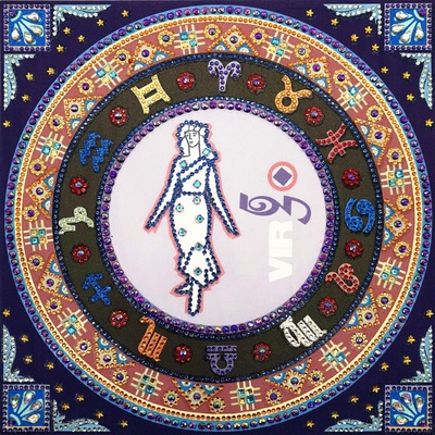 Диамантен Гоблен "Зодия Дева" - 35 x 35 см, Специални мъниста