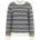 KnowledgeCotton Apparel Дамски вълнен пуловер KnowledgeCotton Apparel Women's Fair Isle Crew Neck Wool jumper - Blue Stripe - размер XL (105-6860-0115)