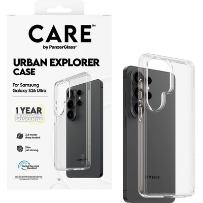 Гръб CARE by PanzerGlass за Samsung Galaxy S26 Ultra, Urban Explorer Case - Прозрачен
