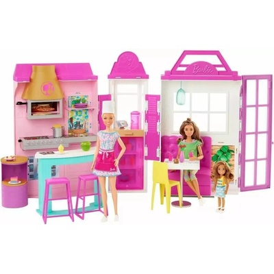 Barbie Restaurace s panenkou herní set HBB91
