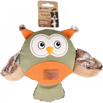 Karlie-Flamingo plyš Natura Delight sova 24 cm