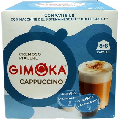 Gimoka Cappuccino 16 kapsúl do kávovaru Dolce Gusto