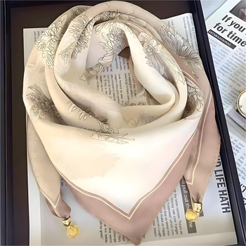 HARAHU Шал tm-38923 - Розова / Бяла / Кафява kp38923 (tm-38923)