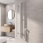 Vertaduro - Електрически сушилник за кърпи VEO 46W/230V 100x16 cm IP44 бял десен (VR0101)
