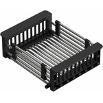 Quadron Правоъгълна кошница за оттичане Quadron Unique от неръждаема стомана - черна (B3821_BL) Мивка за вграждане