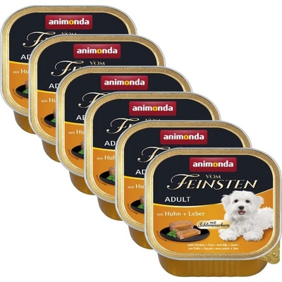 Animonda Vom Feinsten Adult kuře s játry 6 x 150 g