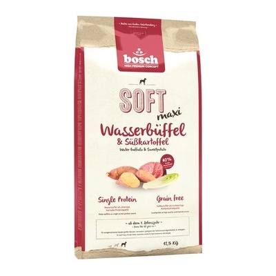 Bosch Soft Maxi Krmivo vodný byvol a sladké zemiaky 12,5 kg