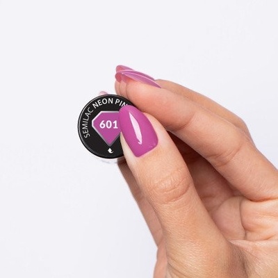 Semilac - gél lak 601 Neon Pink Punch 7 ml Ružová