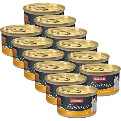Animonda Vom Feinsten Cat Adult kura a králik 12 x 85 g