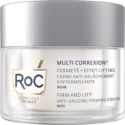 RoC Multi Correxion Firm And Lift Day Cream Anti-Sagging Firming Cream Rich дневен стягащ крем за лице за жени 50 мл