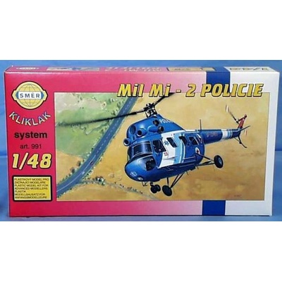 Směr Model Kliklak Vrtulník Mil Mi 2 1: 6x30cm v krabici 34x19x5 5cm