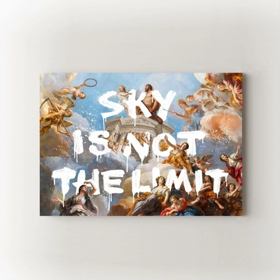 Sky is Not The Limit Velikost: 50x70 cm, Rám: Bez Rámu