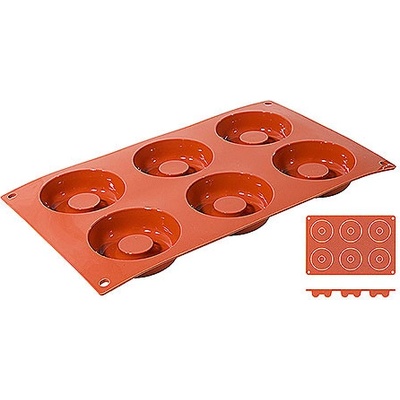 Contacto Silikonová forma Savarin 300x175x23 mm 6631/726 terakotová