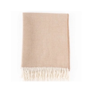 Interblanket Луксозно Одеяло От 100% Бейби Алпака Вълна - Бежов | 130×180 См, 500 Г