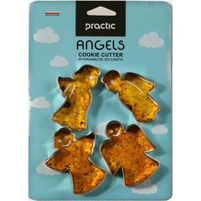 practic Vykrajovačky 7 cm, Anjeliky 4 ks
