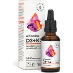 Aura Herbals Кости и зъби - Витамин D3 + K2, 30 ml капки Aura Herbals (10320 AH)