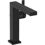 Hansgrohe Tecturis E - Смесител за мивка с изпразнител Push-Open, CoolStart, EcoSmart, черен мат 73040670 (73040670)