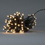 Nedis CLBO96 - LED коледен гирлянд 96xLED/7 функции/3xAA 7, 7m IP44 топла бяла (NE0519)