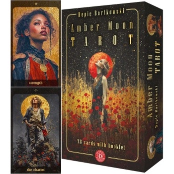 Königsfurt-Urania Amber Moon Tarot - 78 tarot cards and 80-page booklet (English) | Hepie Bartkowski