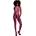 Ouch! Glow in the Dark Bodystocking with Halterneck Neon Pink S/M/L
