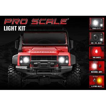 Traxxas Фарове лед кит за краулер Traxxas TRX4M Landrover LED light set, front & rear, complete (includes light harness, 1.6x5mm BCS (self-tapping) (4), zip ties (2)) (fits #9712 body) TRX9784 (TRX9784)