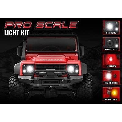 Traxxas Фарове лед кит за краулер Traxxas TRX4M Landrover LED light set, front & rear, complete (includes light harness, 1.6x5mm BCS (self-tapping) (4), zip ties (2)) (fits #9712 body) TRX9784 (TRX9784)