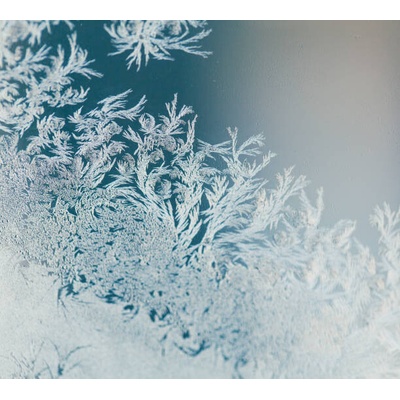 Plakát, Obraz - Magical frost ornaments on the window., Olga Zakharova, 40 × 35.9 cm