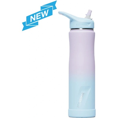 Eco Vessel Termo fľaša so slamkou SUMMIT 700 ml Floral Puff