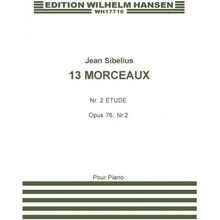 Jean Sibelius 13 Pieces Op.76 No.2 etudy pro klavír