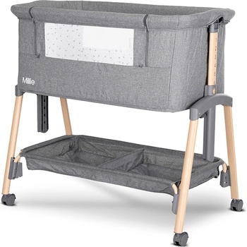 Image 1 of Lorelli МИНИ КОШАРА MILLIE С ПАДАЩА ПРЕГРАДА GREY /wooden (10080732506)