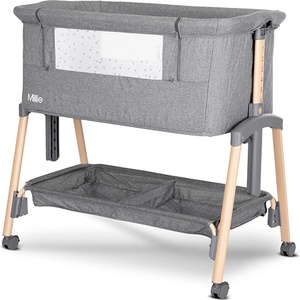 Lorelli МИНИ КОШАРА MILLIE С ПАДАЩА ПРЕГРАДА GREY /wooden (10080732506) - presi