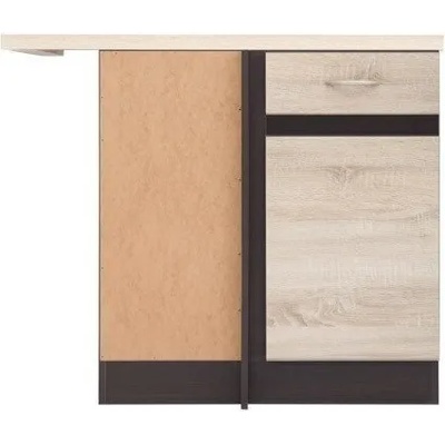 Black Red White Долен ъглов шкаф dnw/100/82/l - ляв