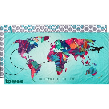 Towee osuška TRAVEL THE WORLD 80 x 160 cm